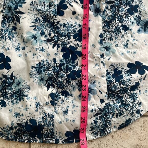 Universal Standard x Erdem Kalina Short Sleeve Ruffle Shirt - Picture 14 of 16